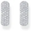 Thomas Sabo Créoles Femme avec Pavé de Zirconium Blanc Voir les images du produit 4