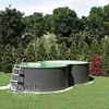 mediPOOL Achtform-Pool-Set exklusiv Anthrazit 6,50 x 4,20 x Produktbild-Vorschau 3