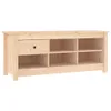 vidaXL Botník 110x38x45,5 cm z masivního borovicového dřeva Náhled obrázku produktu 16