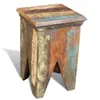 dkd-home-decor Hocker Altholz 30 x 30 x 45 cm, Recyceltes Produktbild-Vorschau 4