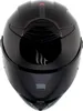 A black motorcycle helmet shown from the front. Náhled obrázku produktu