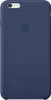 Apple iPhone 6 Plus Leather Case MGQV2ZM/A Midnight Blue Voir les images du produit 1