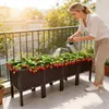 Vaso rialzato da balcone, fioriera da giardino per erbe Anteprima dell’immagine prodotto 7