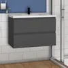 Waschtisch mit Unterschrank 80cm Alast Badmöbel Set Produktbild-Vorschau 1