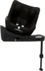 A black child car seat and its base are shown against a white background. Náhled obrázku produktu