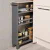 KESPER 24856-13 Police do výklenku, šedá, z dřevotřískové Náhled obrázku produktu 5