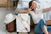 MuchoWow® Koffer Handgepäck Trolley Rollkoffer Kleine Produktbild-Vorschau 2