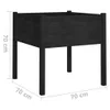 The Living Store Pflanzkübel 2 Stk. Schwarz 70x70x70 cm Produktbild-Vorschau 8