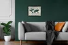 MuchoWow® MuchoWow® Gerahmtes Poster Weltkarte - Blumen - Produktbild-Vorschau 6