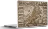 MuchoWow® Laptop Aufkleber Sticker Cover Karte der Produktbild-Vorschau 1
