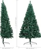 vidaXL Sztuczna pół choinka ze stojakiem Zielona 120 cm PVC Podgląd zdjęcia produktu 16