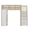 Flieks Etagenbett 140x200cm mit Schubladen, Hochbett Produktbild-Vorschau 5