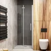 Scharniertür 90X185cm Duschabtrennung Dusche Duschwand Produktbild-Vorschau 1