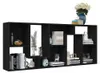 vidaXL Bücherregal Schwarz 67x24x161 cm Holzwerkstoff Produktbild-Vorschau 5
