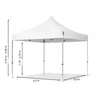 TOOLPORT 3x3m Aluminium Faltpavillon, inkl. 4 Seitenteile, Produktbild-Vorschau 7