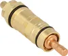 A close-up studio shot of a brass faucet cartridge. Produktbild-Vorschau