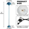 Product size and feature details for a floor lamp. Podgląd zdjęcia produktu