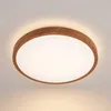 Lindby LED-Deckenleuchte Mynte, Ø42cm, Holzoptik, Produktbild-Vorschau 4