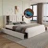 okwish Polsterbett Stauraumbett 160x200cm mit 4 Schubladen, Produktbild-Vorschau 1