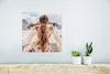 MuchoWow® Poster Frau - Boot - Kleid 30x30 cm - Wandposter Produktbild-Vorschau 5