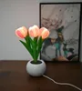 Tulpenlampe, künstliche Blumenlampe, Tischlampe, Produktbild-Vorschau 5