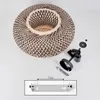 Decollatura Deckenlampe aus Metall/Bambus in Schwarz/Natur Produktbild-Vorschau 5