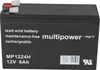 Olovená batéria Multipower MP1224H 12V 6Ah s vysokým prúdom Náhľad obrázku produktu 3