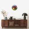 Wanduhr - Rund - Glasuhr - Baum Park Frühling Herz - Produktbild-Vorschau 7