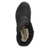 A top-down view of a black snow boot. Anteprima dell’immagine prodotto