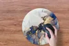 MuchoWow® Mauspad Mousepad Marmor - Blau - Gold 40x40 cm - Produktbild-Vorschau 3