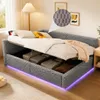 Flieks Schlafsofa 140x200cm mit Led und Ladeanschlüssen, Produktbild-Vorschau 1
