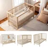 Merax Babybett Kinderbett 60x120cm, Höhenverstellbar Produktbild-Vorschau 1