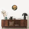 Wanduhr - Rund - Glasuhr - natur natur - 30x30cm - Produktbild-Vorschau 7