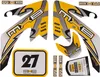 Aufkleber Sticker Set Decor X - Gelb Pit Bike Dirt Bike Produktbild-Vorschau 2