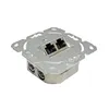 Presa universale CAT.6 con telaio di montaggio (bianco, 2x Anteprima dell’immagine prodotto 17