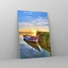 Bilder auf glas - Einteilig - See Boot Wasser - 50x70cm - Produktbild-Vorschau 4