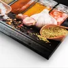 Bild auf Leinwand - Leinwandbild - Gewürze Knoblauch Holz Produktbild-Vorschau 5