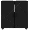 Mobile da bagno nero, 61 x 35 x 64 cm, realizzato in Anteprima dell’immagine prodotto 6