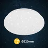 LED Deckenleuchte Deckenlampe Sternendekor 8 W weiß Metall Produktbild-Vorschau 2