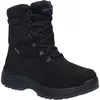 A black winter boot is shown against a white background. Produktbild-Vorschau