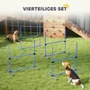 Huismerk Autobench PawHut Agility Hurdle Set Slalom Stick Náhled obrázku produktu 5