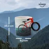 Winkee - Rowerowy kubek na kawę - Stylowy ceramiczny kubek Podgląd zdjęcia produktu 2