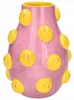 Gift Company Vase Artisan Smile Rosa Gelb Produktbild-Vorschau 1