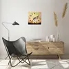 Wanduhr - Quadrat - Glasuhr - Vogel Natur Wasser - 30x30cm Produktbild-Vorschau 6