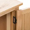 vidaXL Eckschrank 80x33,5x78 cm Massivholz Eiche Produktbild-Vorschau 5