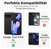 A collage of Google Pixel phones with compatibility information for a phone case. Produktbild-Vorschau