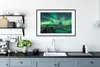 MuchoWow® MuchoWow® Gerahmtes Poster Nordlichter - Berge - Produktbild-Vorschau 4