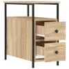 vidaXL Table de nuit chêne Sonoma 30x60x60 cm bois Voir les images du produit 6