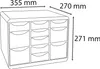 EXACOMPTA Schubladenbox STORE-BOX MULTI Bee Blue 11 Schübe Produktbild-Vorschau 4