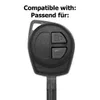 Auto Schlüssel Hülle Silikon Schutz Cover Schwarz Produktbild-Vorschau 3